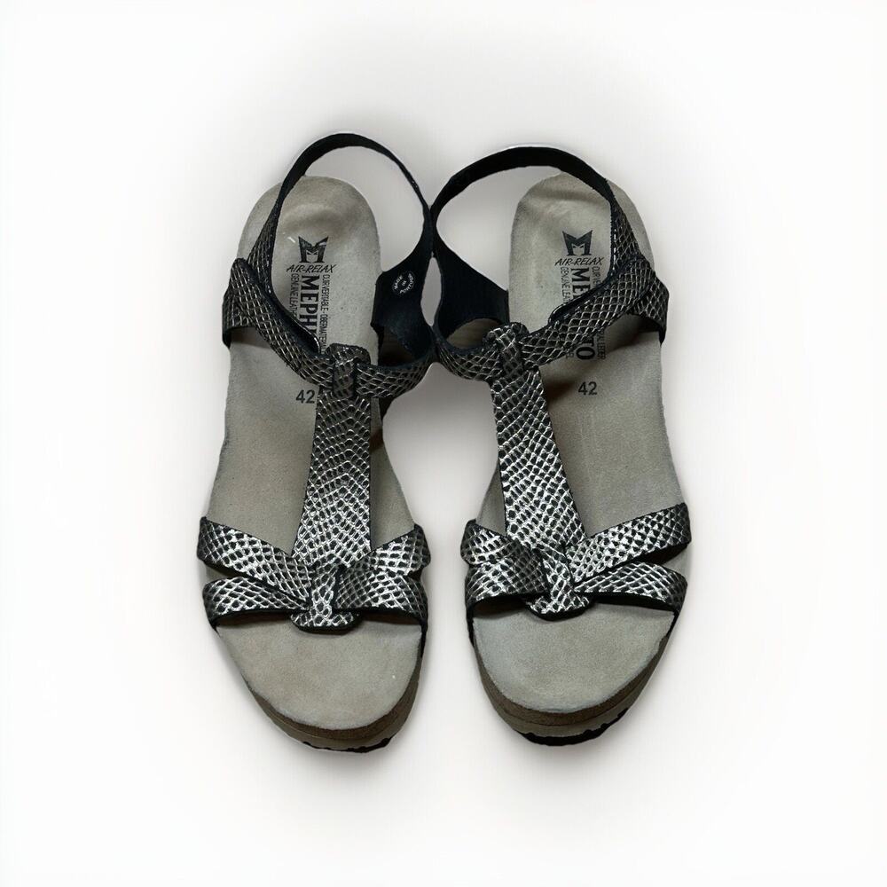 Mephisto‎ shoes 42 Strappy Wedge Sandals Comfortable